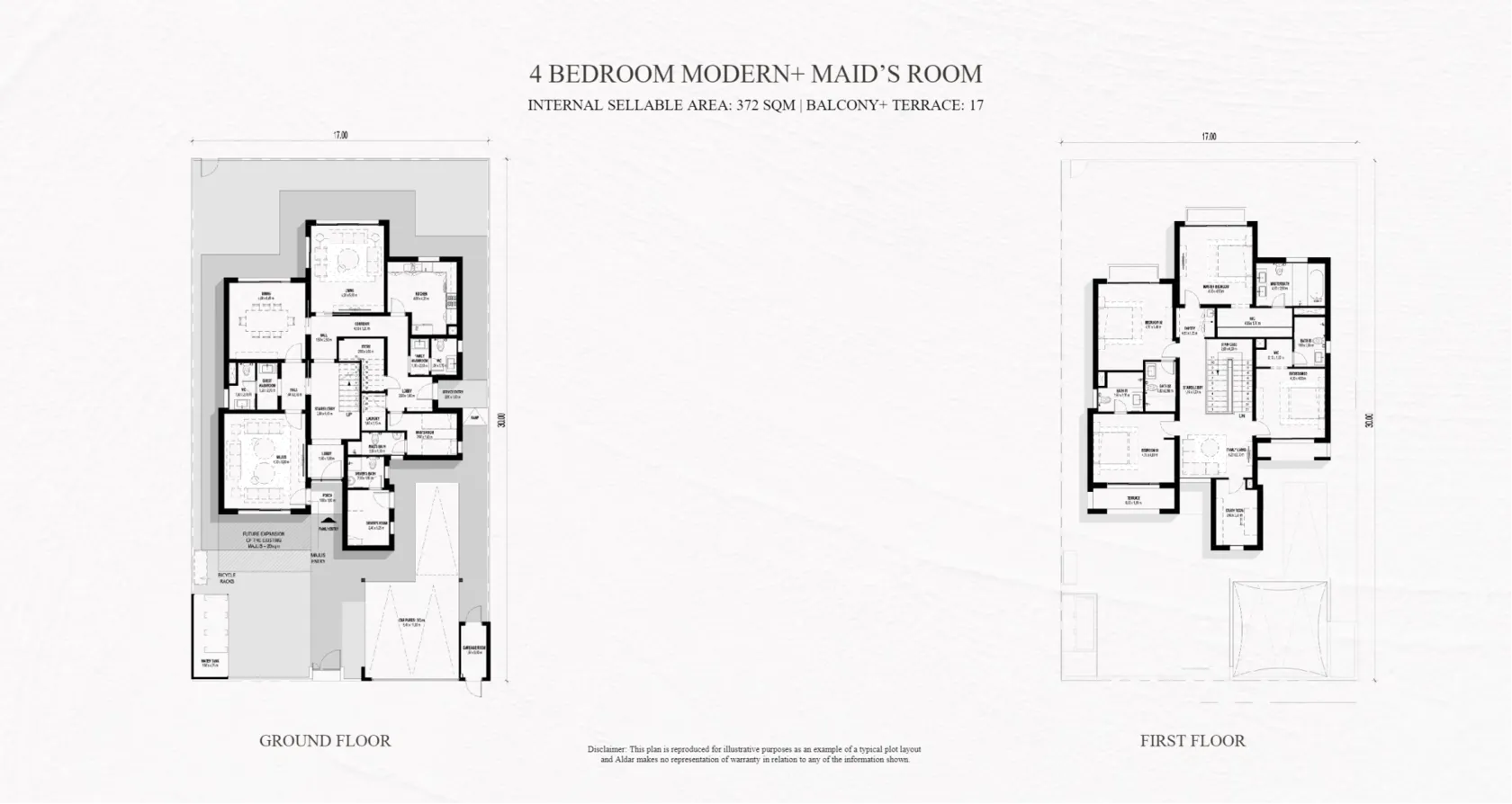 Fay Al Reeman II villa floor plan 1