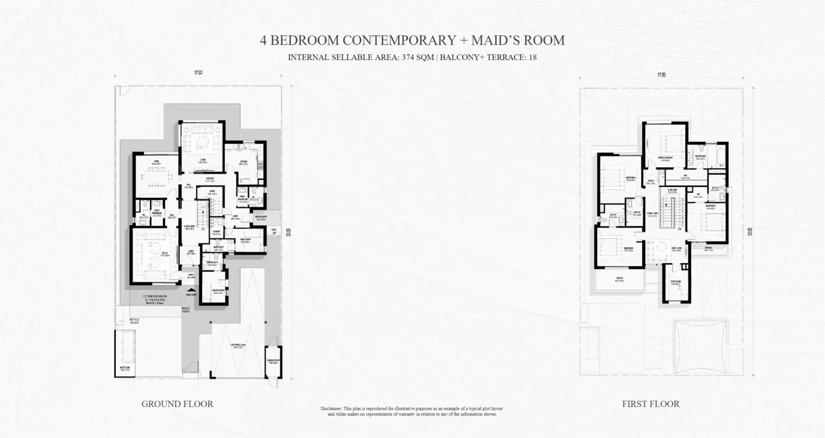 Fay Al Reeman II villa floor plan 5