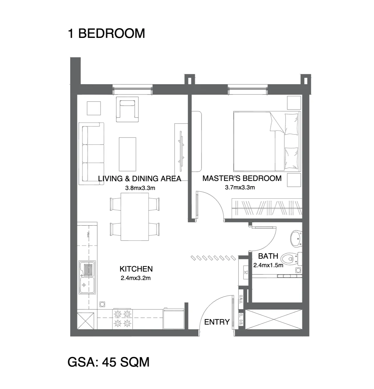 Reeman Living apartments floor plan 3