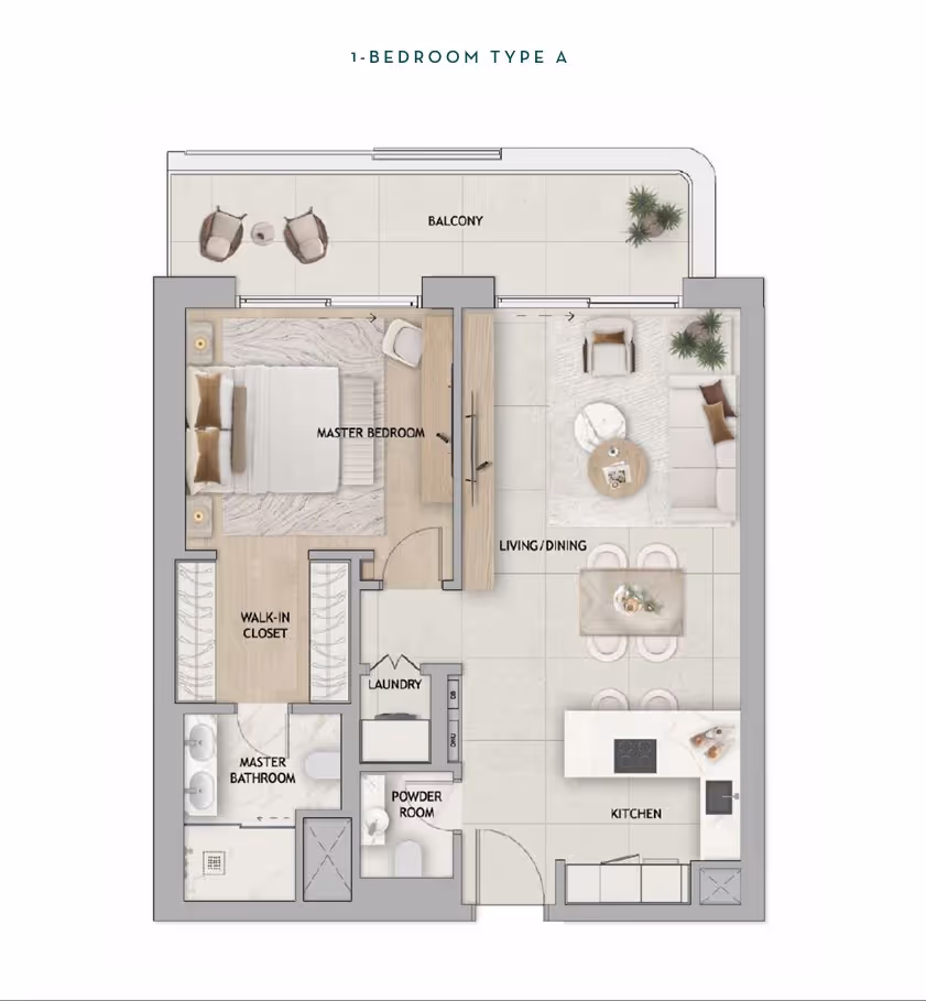 Fahid Beach Residences apartments floor plan 1