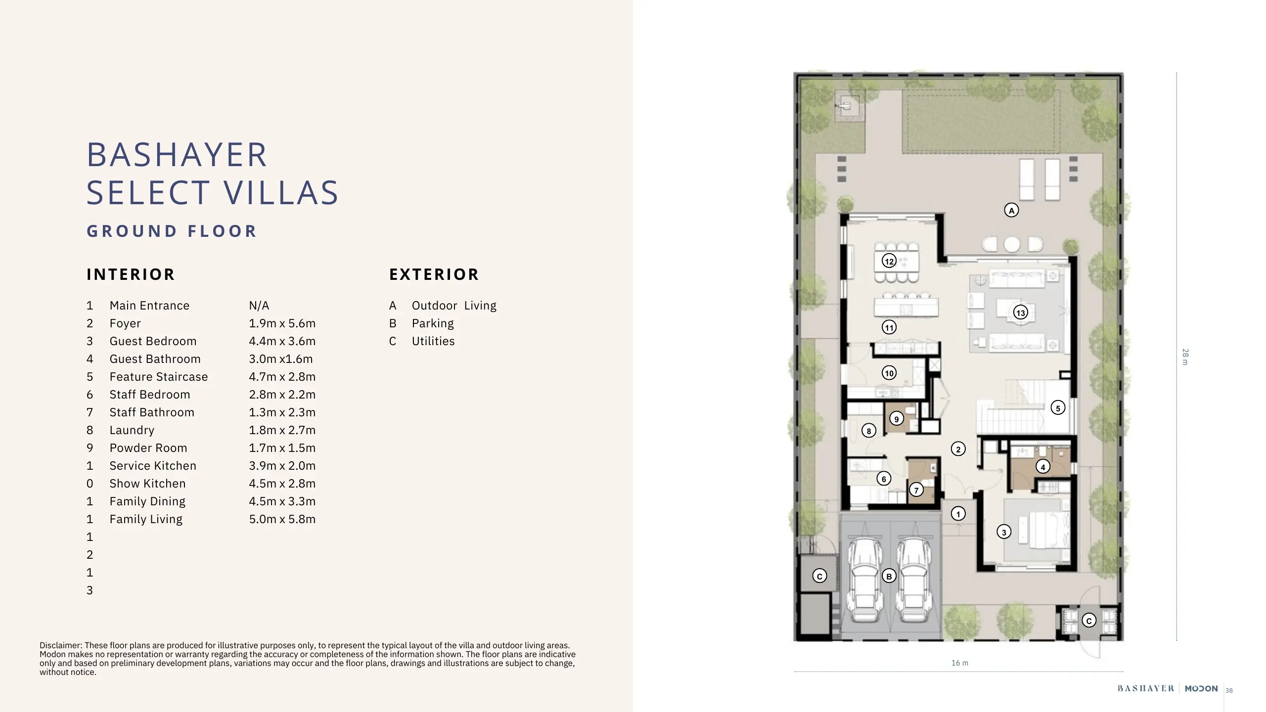 Bashayer villa floor plan 1