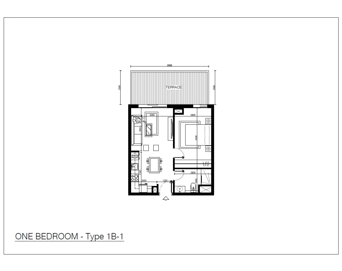 Al Raha Lofts One apartments floor plan 2