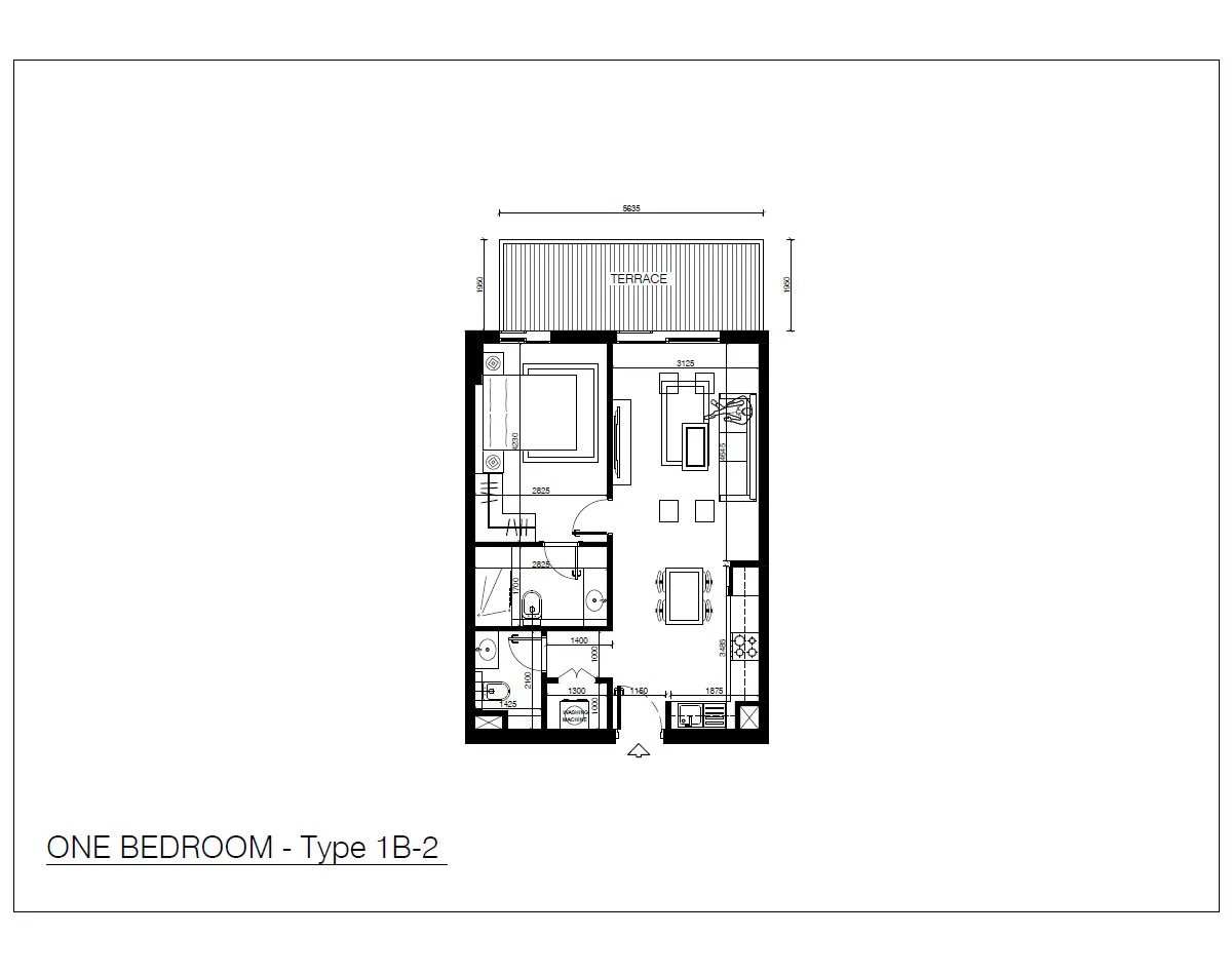 Al Raha Lofts One apartments floor plan 4