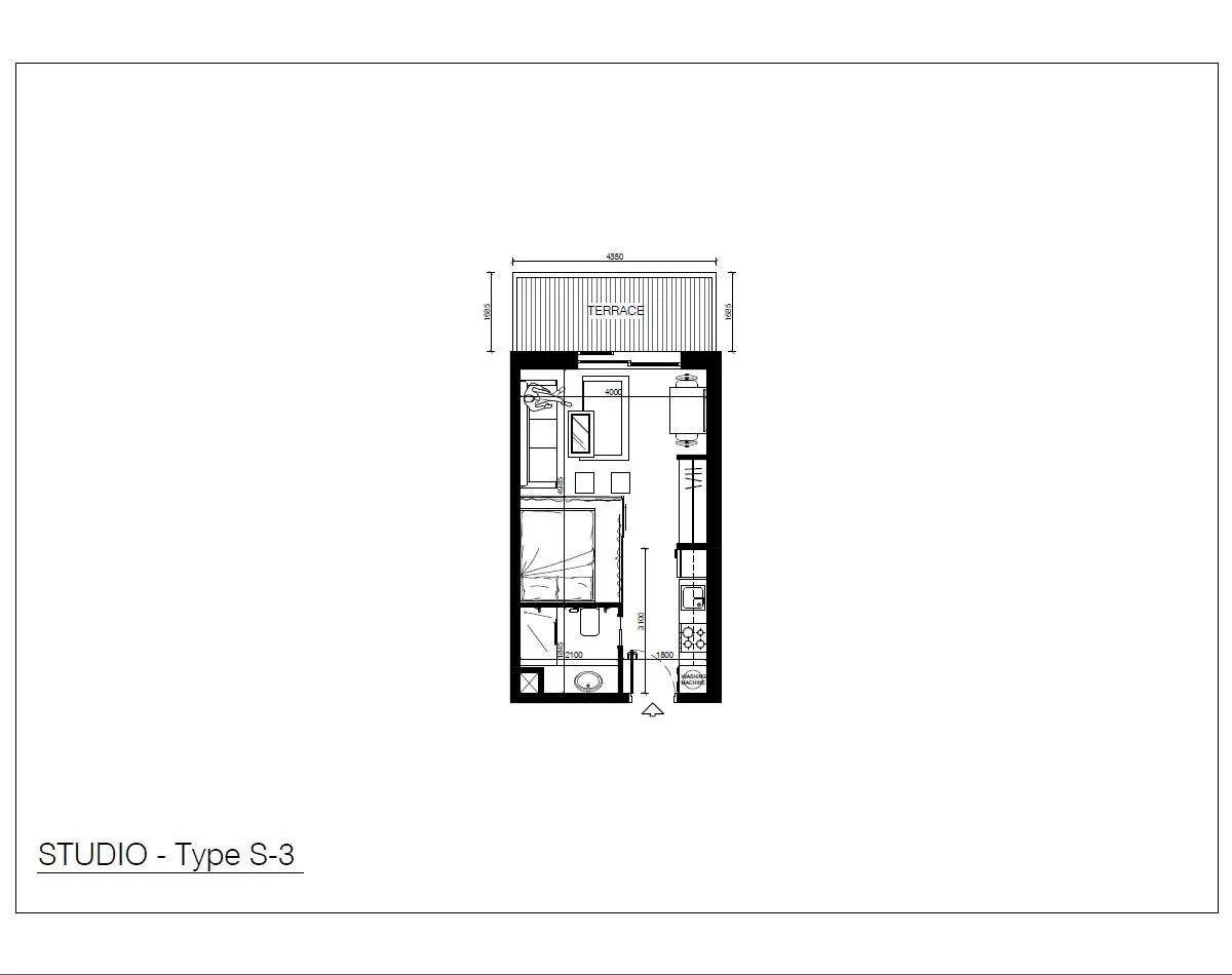 Al Raha Lofts One apartments floor plan 5