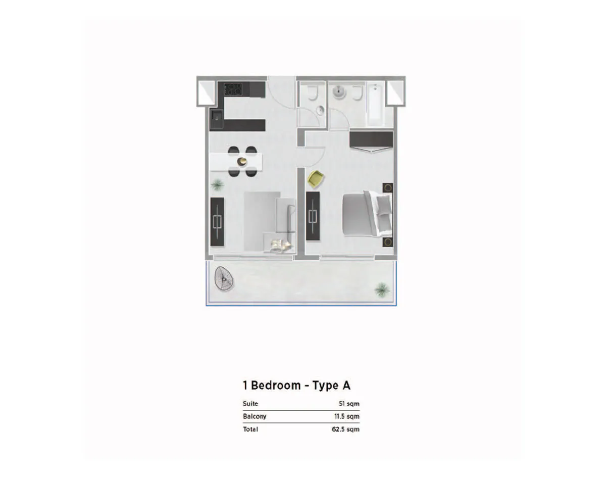 Oasis 1 Residences apartments floor plan 2