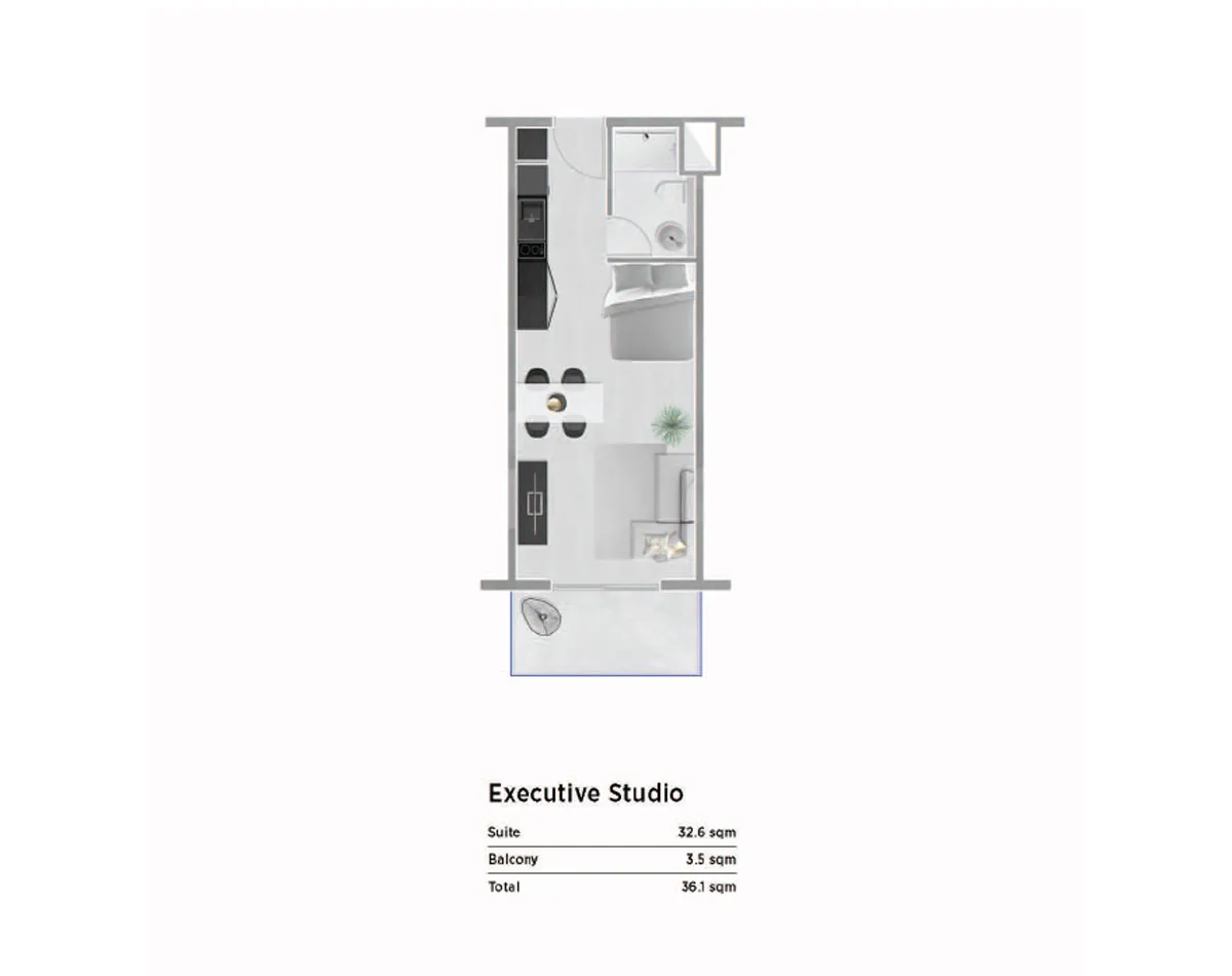 Oasis 1 Residences apartments floor plan 3
