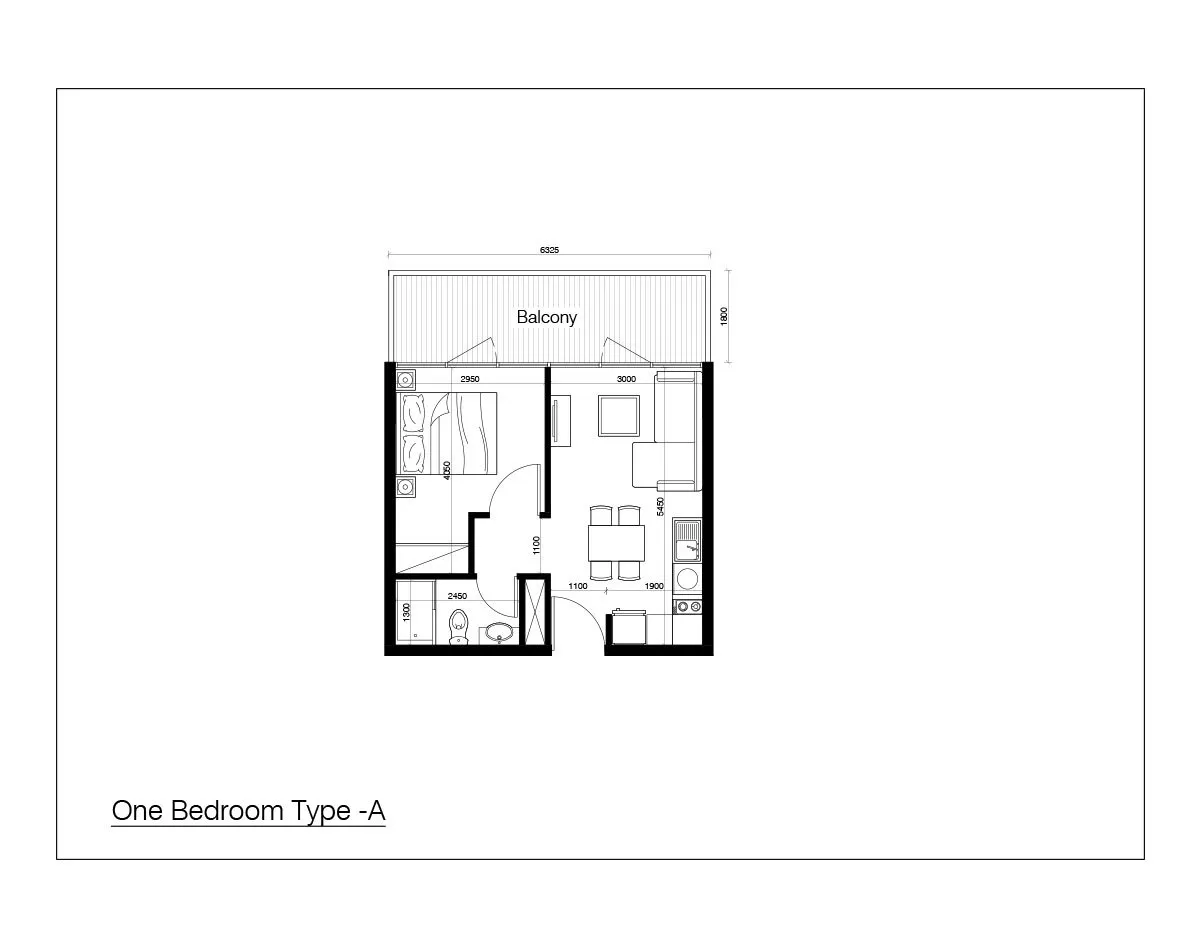 Oasis Residences Two apartments floor plan 4