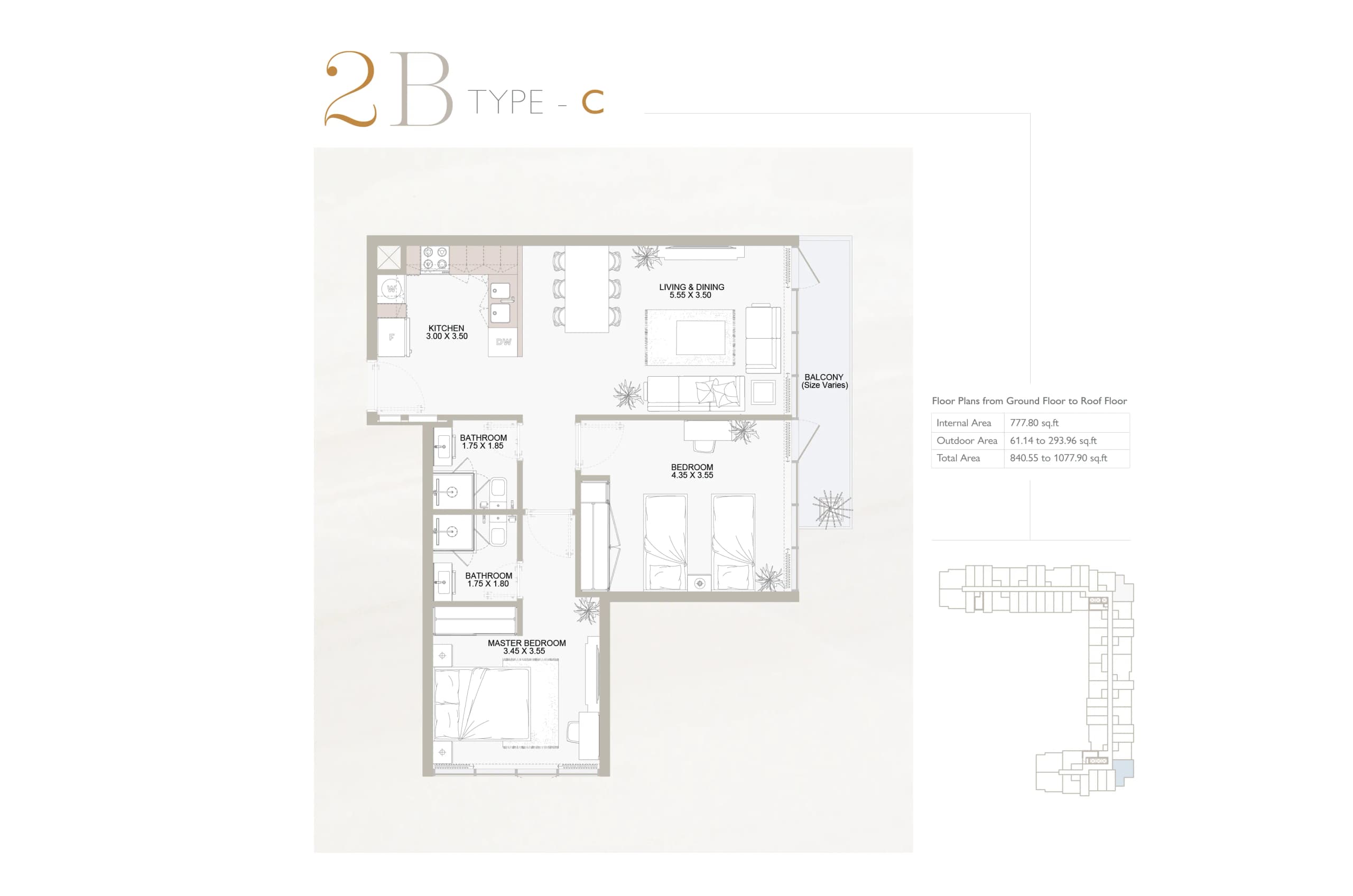 Plaza apartments floor plan 2