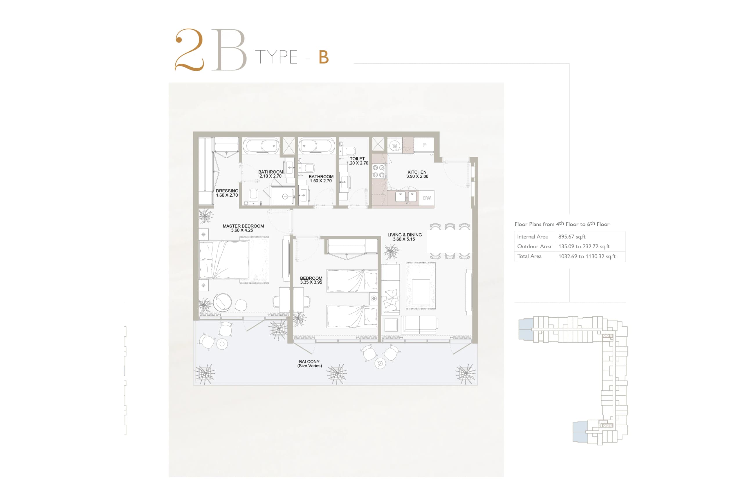 Plaza apartments floor plan 6
