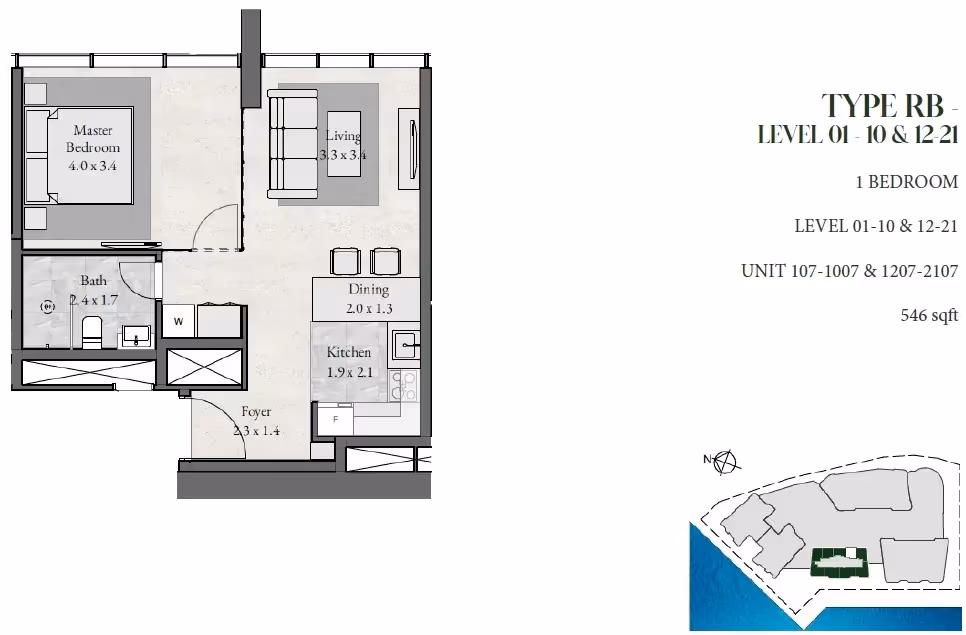 Radiant Square apartments floor plan 5