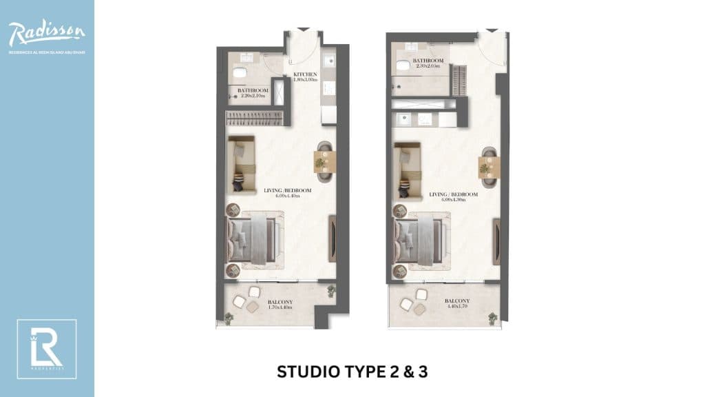 Radisson Blue Residences apartments floor plan 6