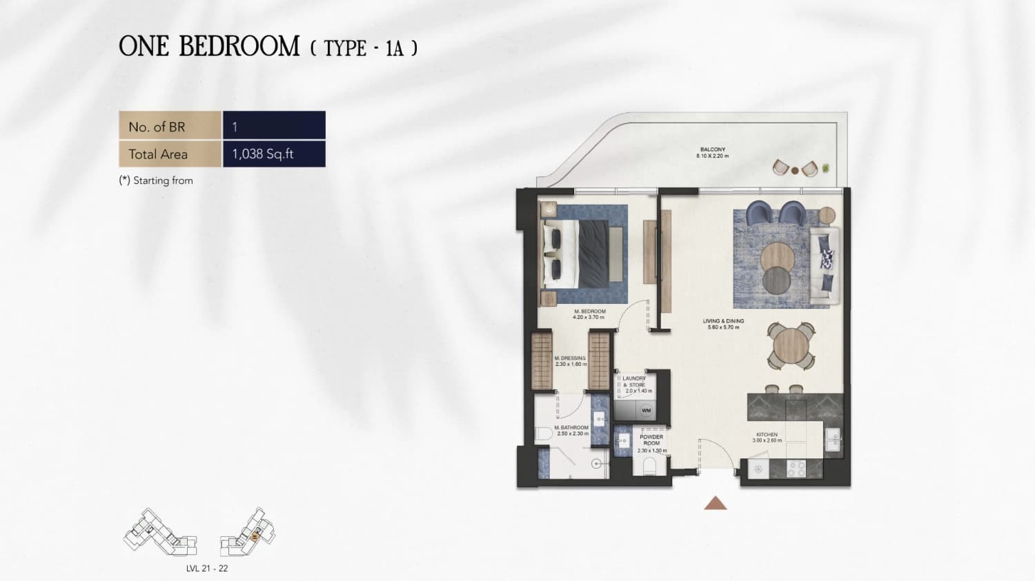 Seamont Autograph Collection Residences apartments floor plan 2