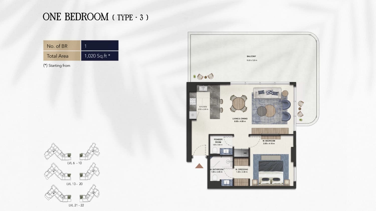Seamont Autograph Collection Residences apartments floor plan 4