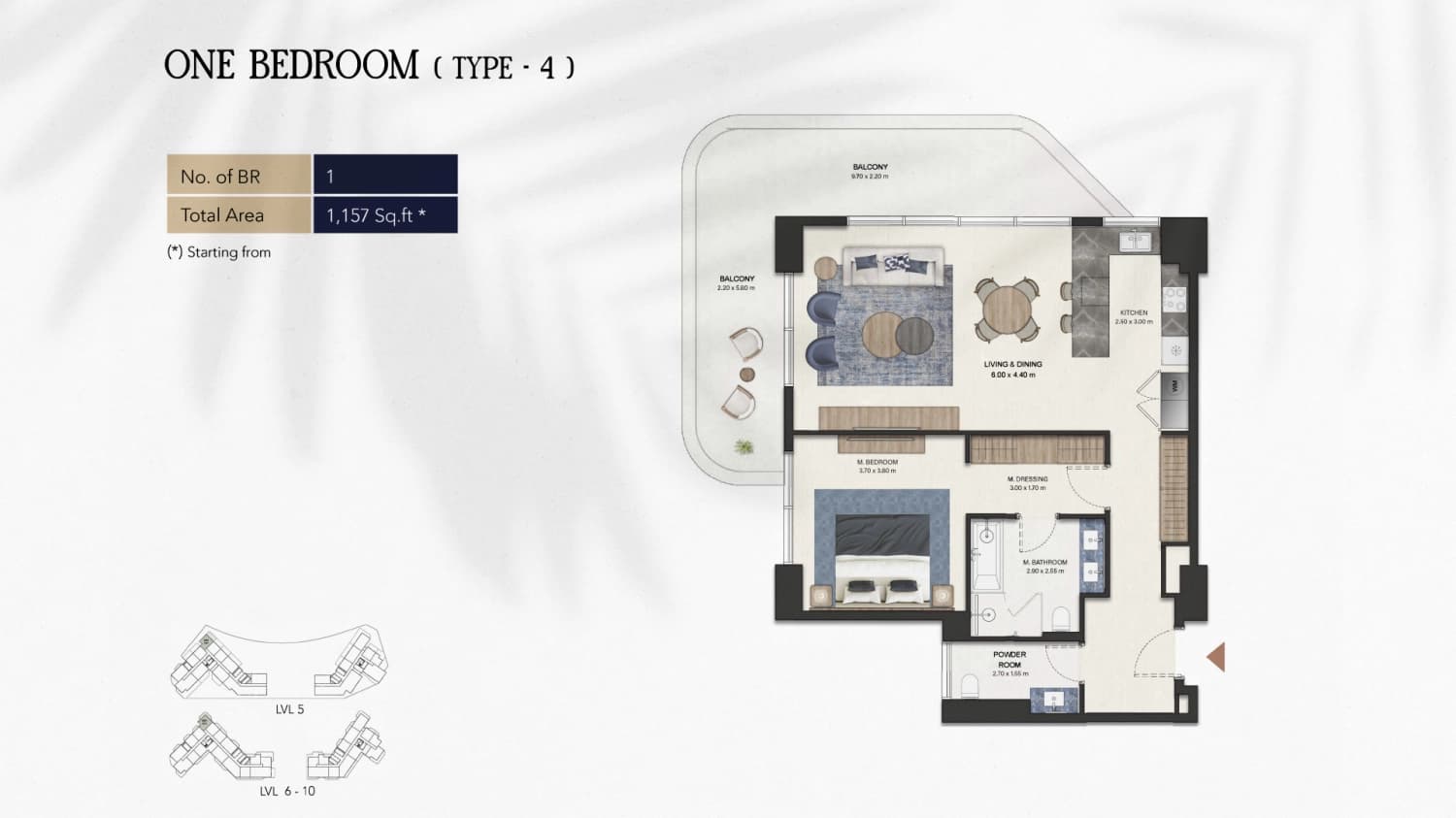 Seamont Autograph Collection Residences apartments floor plan 5