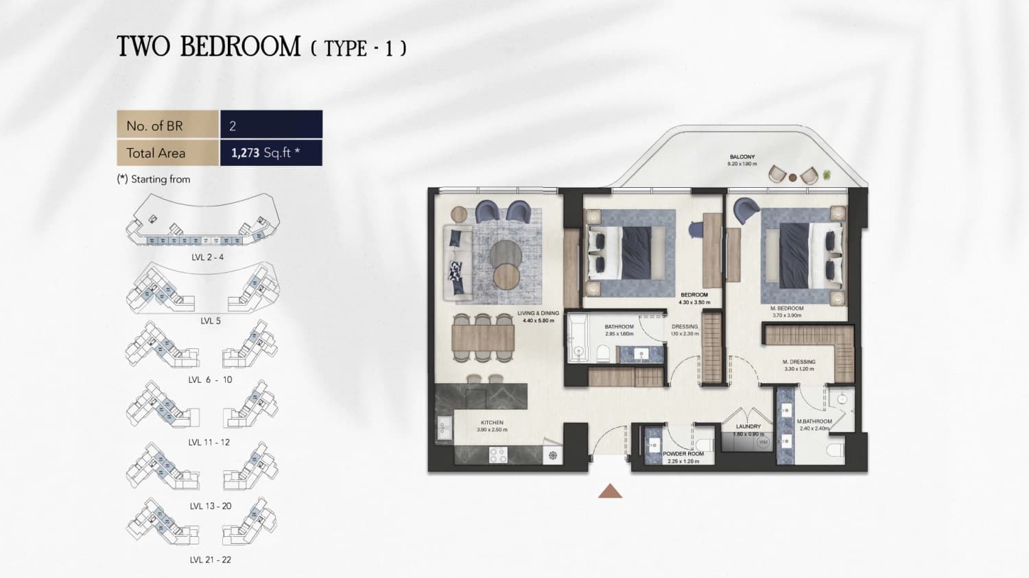 Seamont Autograph Collection Residences apartments floor plan 6