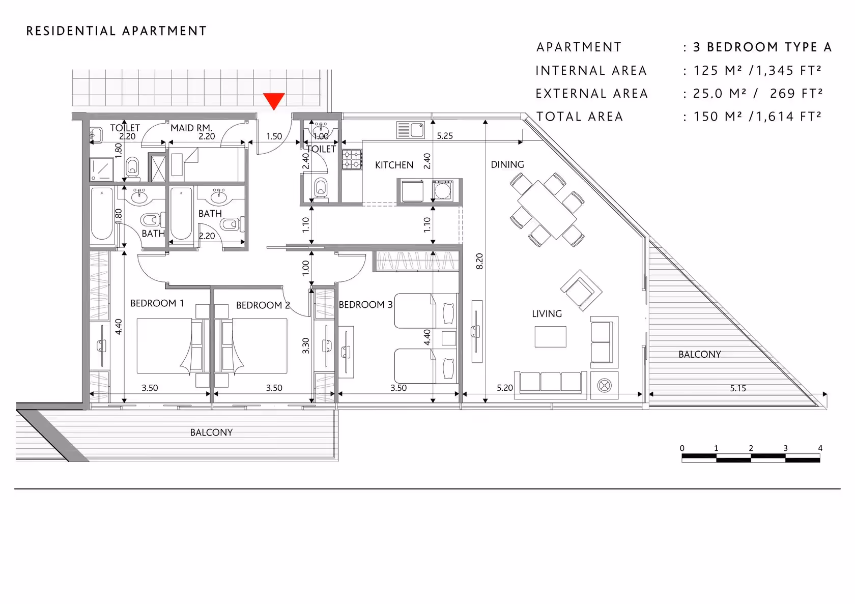 Bloom Park View apartments floor plan 3