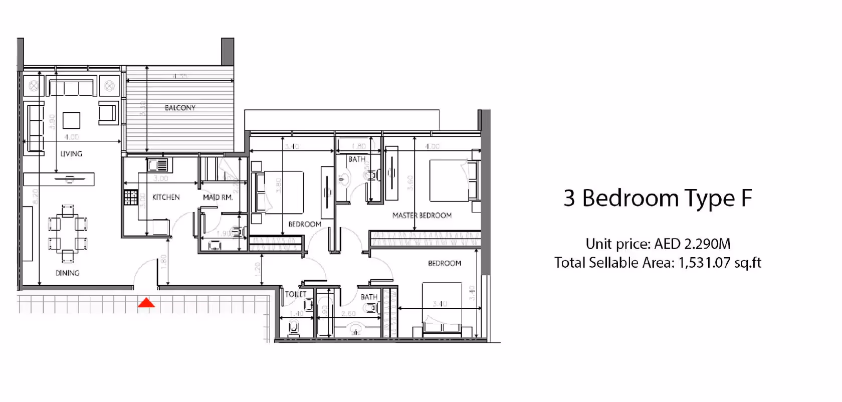 Soho Square apartments floor plan 5