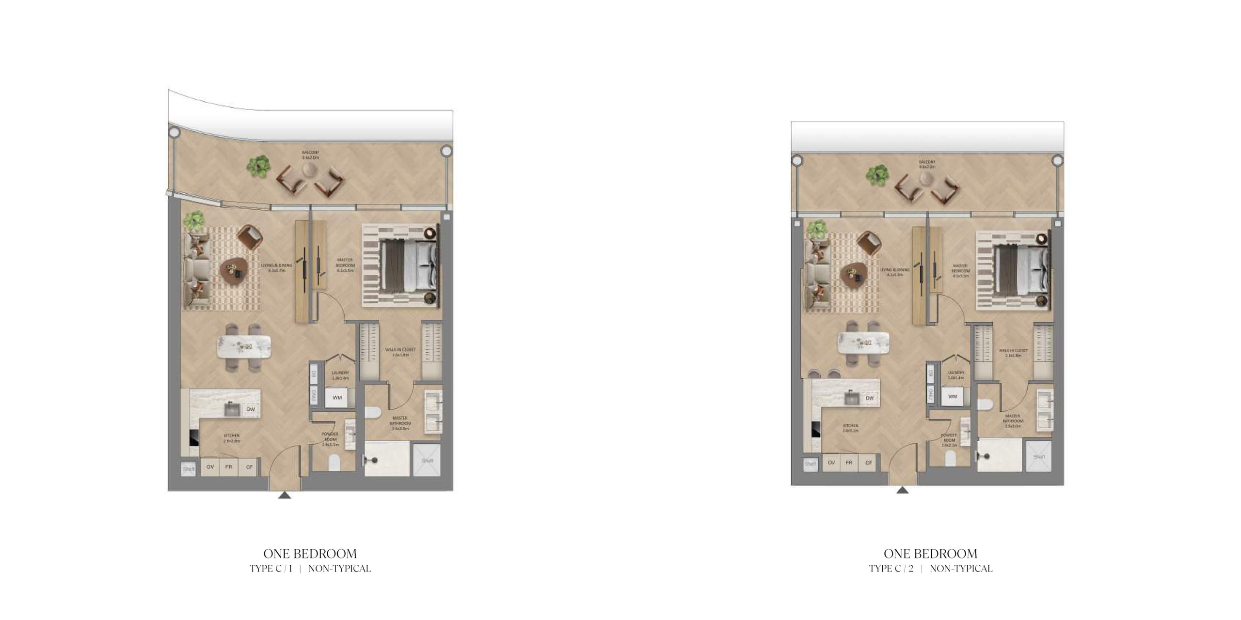 The Row Saadiyat apartments floor plan 2