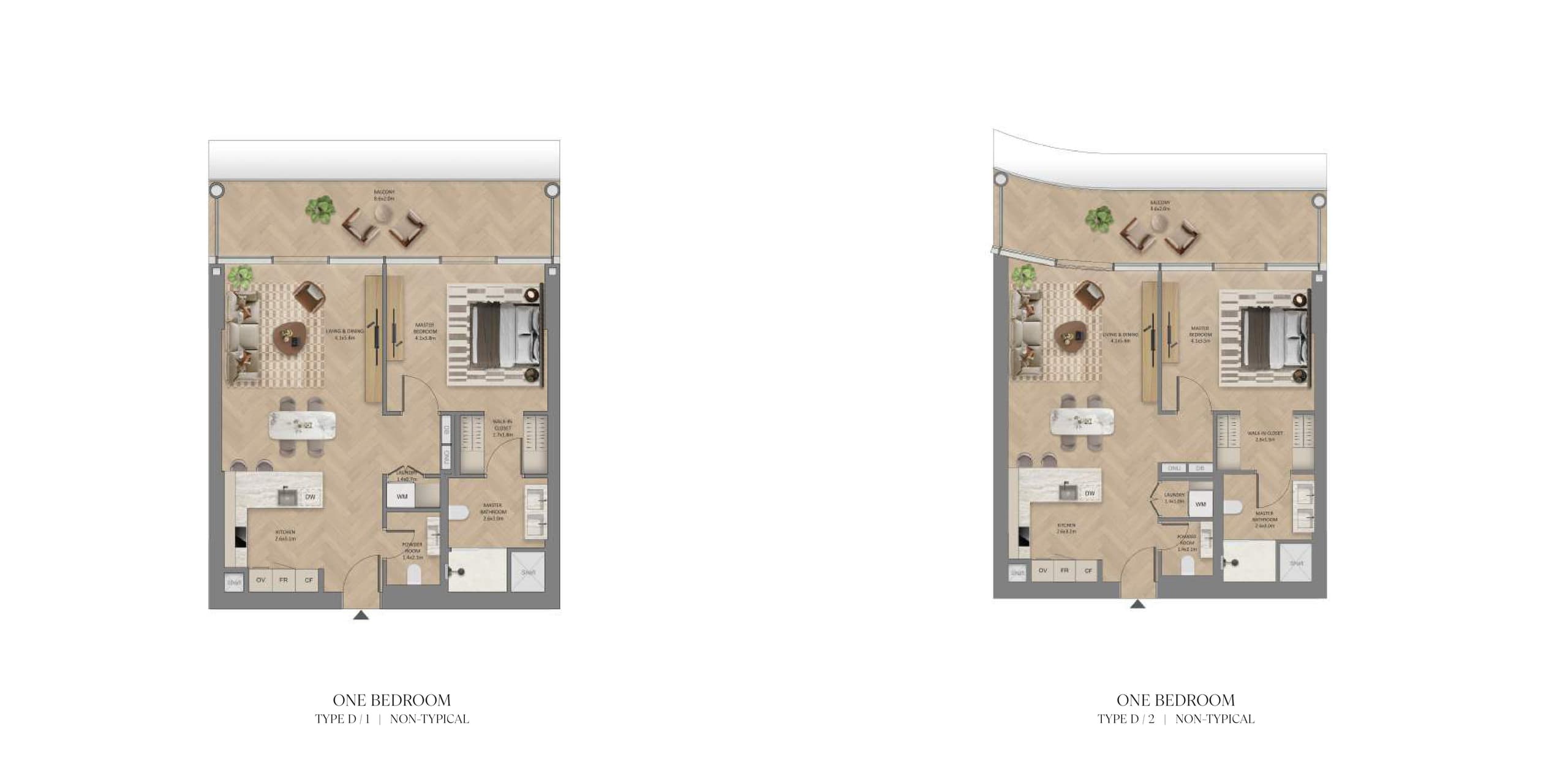 The Row Saadiyat apartments floor plan 3