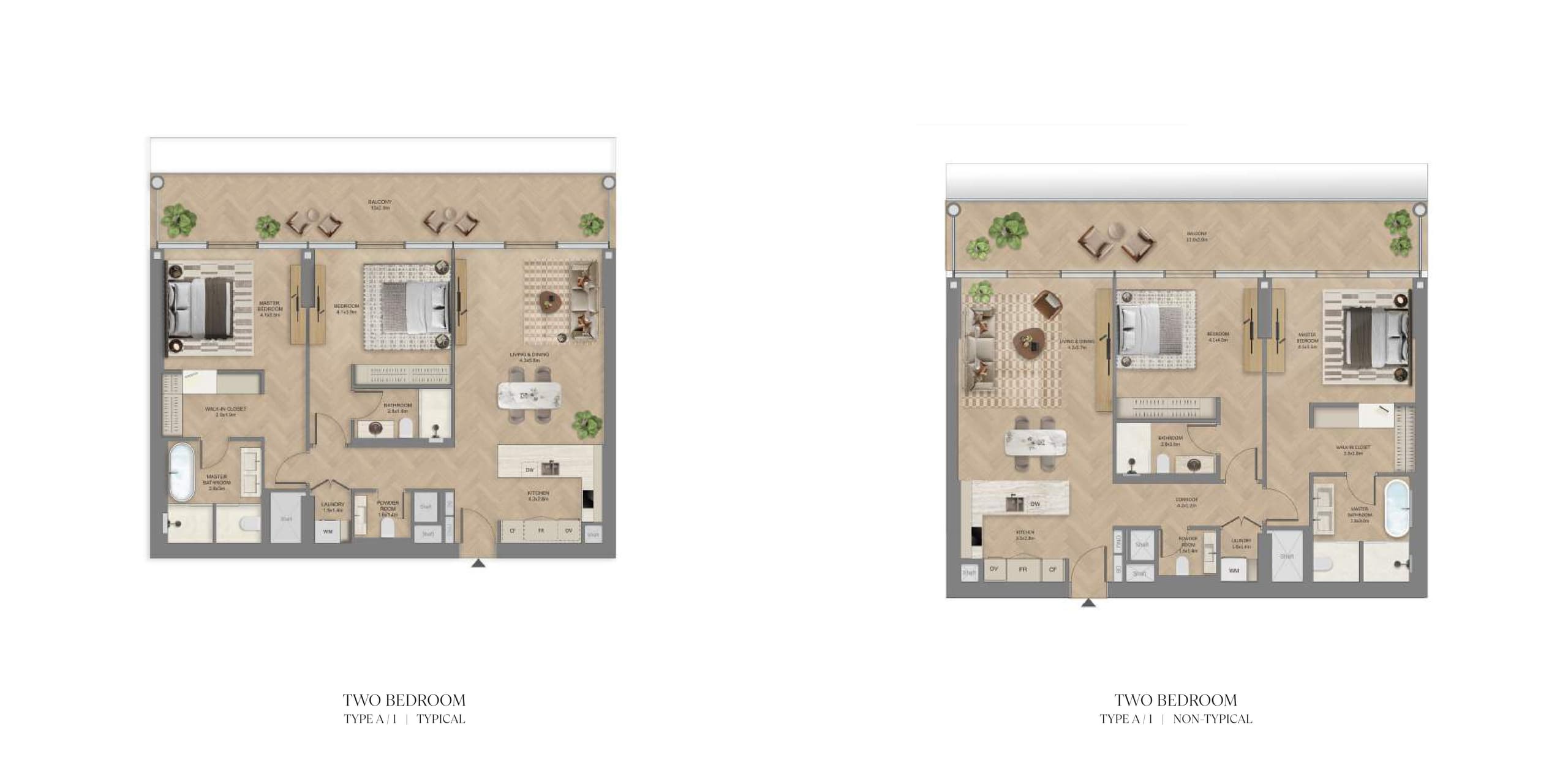 The Row Saadiyat apartments floor plan 4