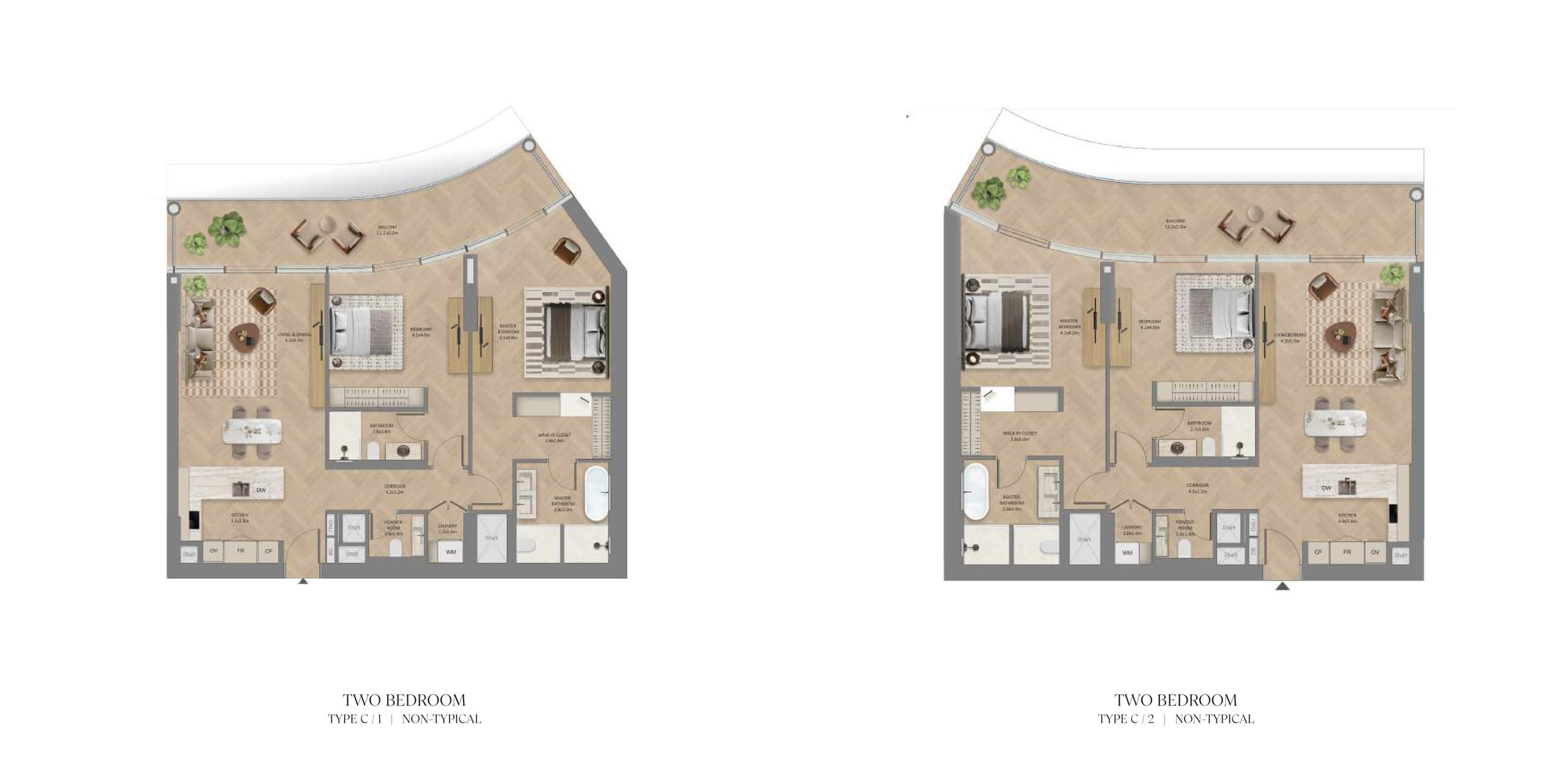 The Row Saadiyat apartments floor plan 5