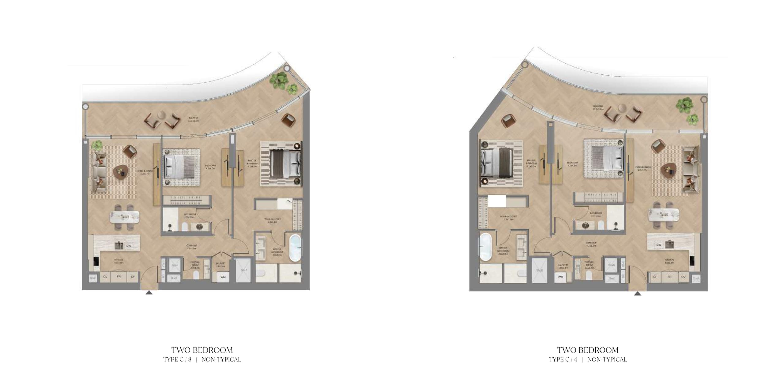 The Row Saadiyat apartments floor plan 6