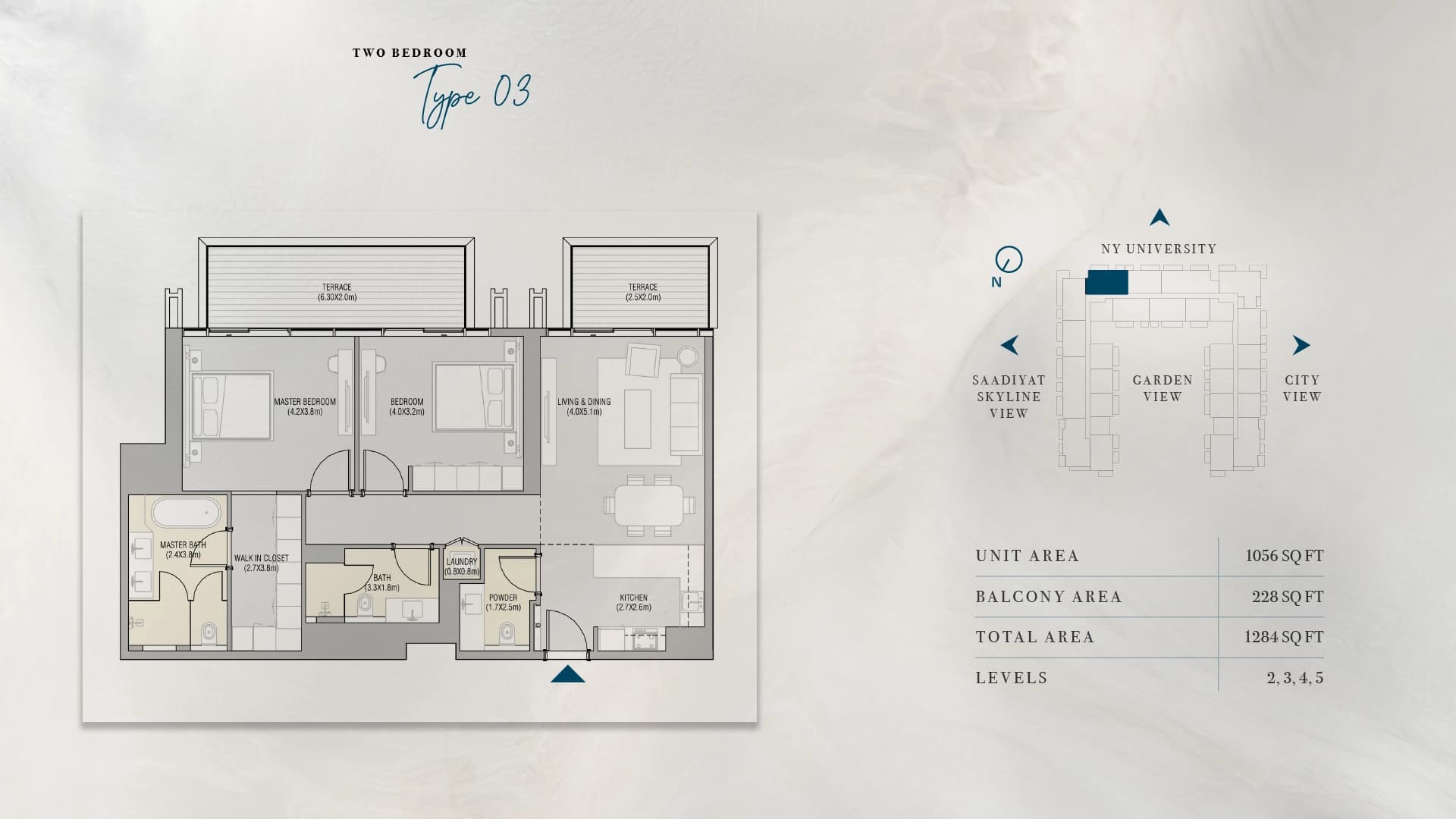 Vida Residences Saadiyat Island apartments floor plan 5