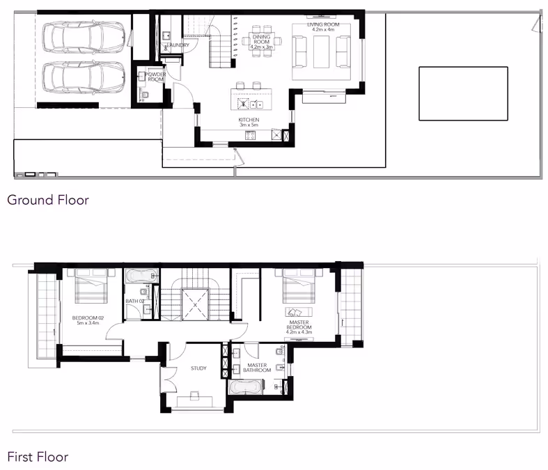 Yas Acres apartments floor plan 1