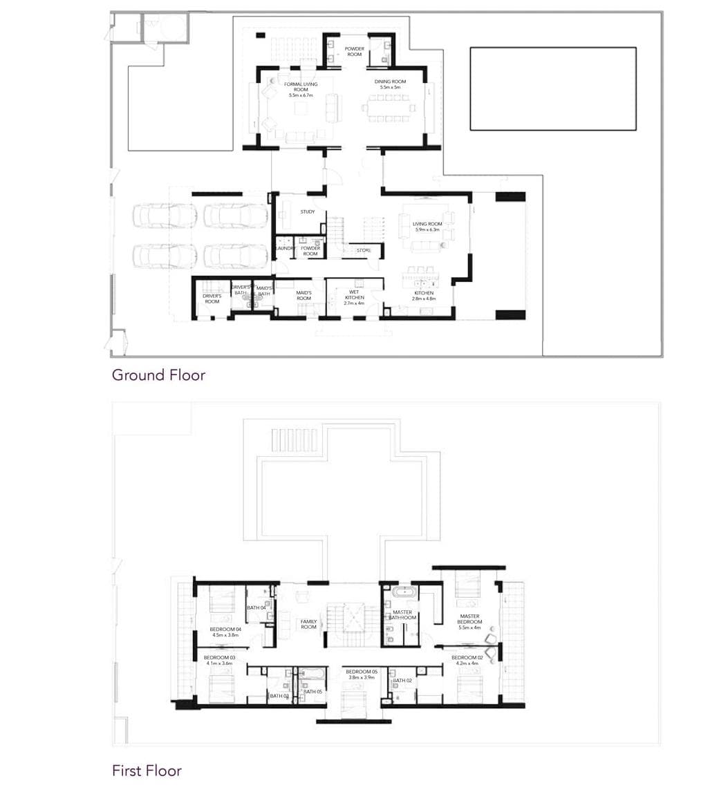 Yas Acres apartments floor plan 6
