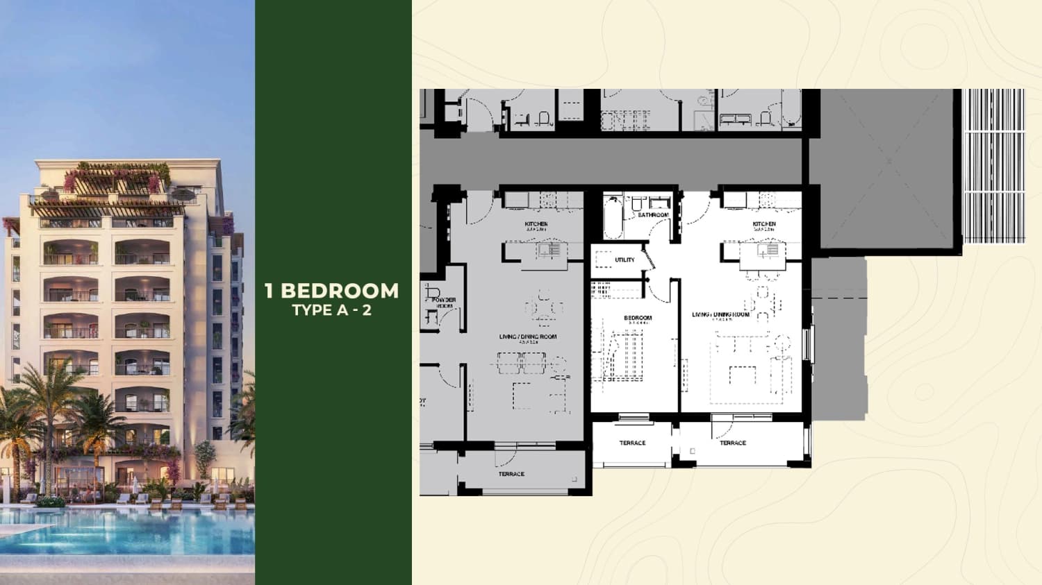 Yas Golf Collection Views apartments floor plan 2