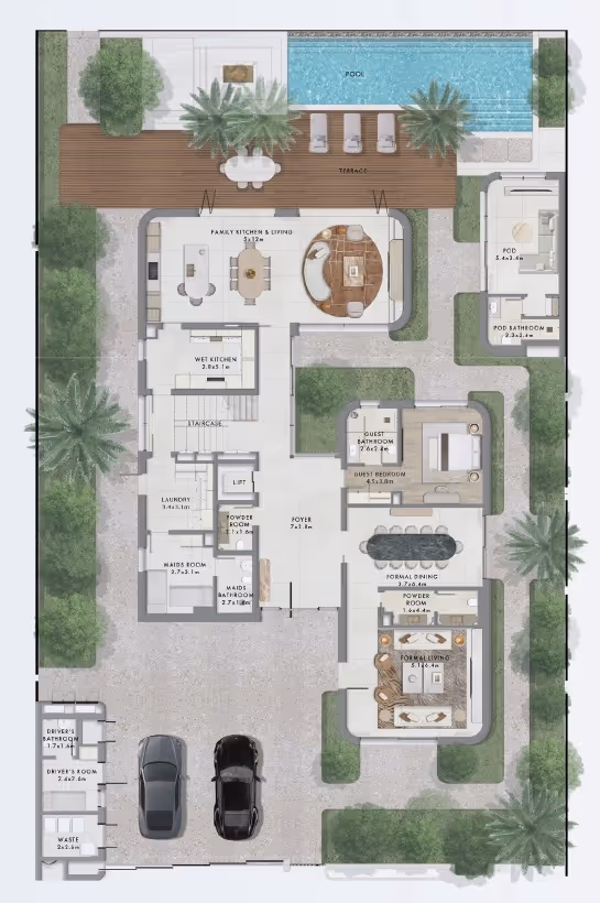 Yas Riva villa floor plan 2