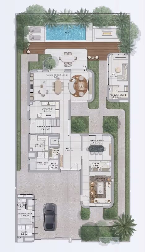 Yas Riva villa floor plan 3
