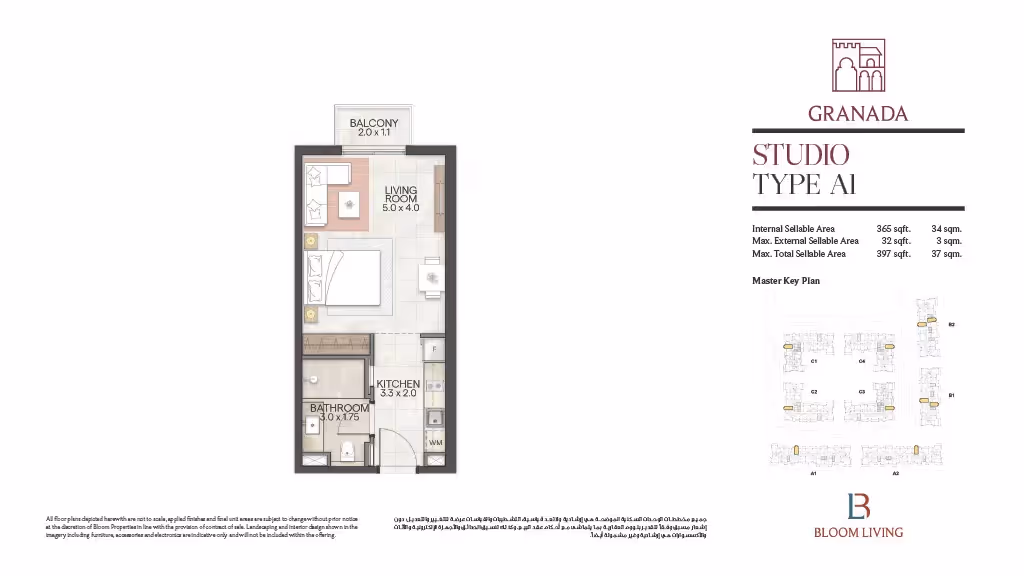 Bloom Living Granada apartments floor plan 3